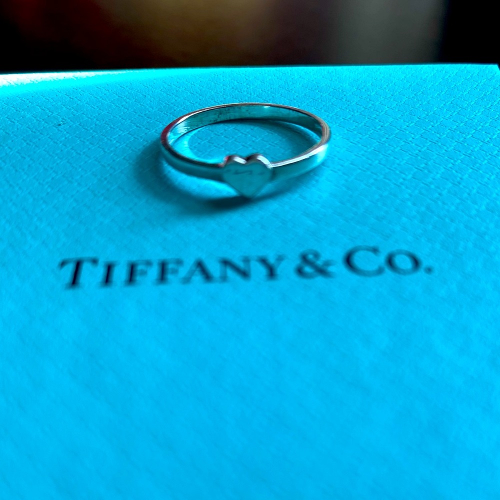 Tiffany & Co. Sterling Silver Heart Ring